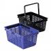 Durable Erganomic Stackable Shopping Basket - 19 Litres - Blue 