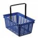 Durable Ergonomic Stackable Shopping Basket - 19 Litres - Blue 1801565040