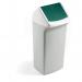 Durable DURABIN Square 40L Flip Swing Lid - Strong Recycling Bin Lid - Green 