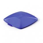 Durable DURABIN Square 40L Hinged Lid - Strong Recycling Waste Bin Lid - Blue 1801621040