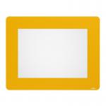 Durable Adhesive Non Slip Floor Frame Safety Label Holder - 10 Pack - A4 Yellow 180804