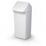 This picture showcases durable bin bases for the DURABIN recycling bin in a modern, white square design. The 40L capacity and swing lid make it a practical and stylish choice for any recycling needs.