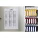 The picture shows a sturdy, metal key cabinet with a key safe attached. The cabinet has 54 individual key slots and includes 6 key clips for organization. The overall design is durable and secure, perfect for storing and organizing multiple keys in one central location.