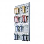 A sturdy and functional key organisation board with space for 24 keys. It comes with 6 key clips included to keep keys easily accessible and organised. Perfect for simplifying your daily routine and keeping track of all your important keys.