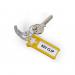 Durable Key Clips Organisational Label Hooks - 6 Pack - Assorted 