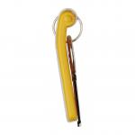 Durable Key Clips Organisational Label Hooks - 6 Pack - Yellow 195704