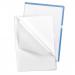 Durable Plastic Cut Flush PREMIUM Document Wallet Folder - 10 Pack - A4 Clear 