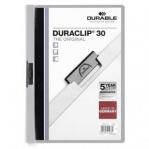 Durable DURACLIP 30 A4 Clip File Grey - Pack of 25 220010