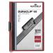 Durable DURACLIP 60 Sheet Document Clip File Folder - 25 Pack - A4 Dark Red 220931