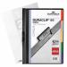 Durable DURACLIP INDEX 50 Sheet Document Clip File Folder - 25 Pack - A4 Black 