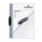 Durable SWINGCLIP&reg; A4 Clip Folder Black Pack of 25 226001