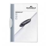 Durable SWINGCLIP&reg; A4 Clip Folder White Pack of 25 226002