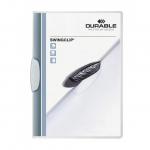 Durable SWINGCLIP 30 Document Swing Clip File Folder - 25 Pack - A4 White 226002