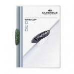 Durable SWINGCLIP&reg; A4 Clip Folder Green Pack of 25 226005