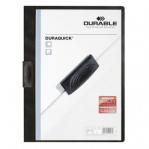 Durable DURAQUICK&reg; A4 Clip Folder Black Pack of 20 227001