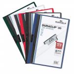 Durable DURAQUICK 20 Sheet Document Clip File Folder - 20 Pack - A4 Red 227003