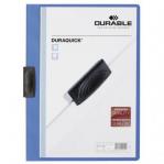 Durable DURAQUICK&reg; A4 Clip Folder Blue Pack of 20 227006