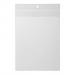 Durable Lanyard Pouches ID Badge Display Pocket Vertical - 50 Pack - A5 Clear 230619