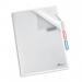 Durable Cut Flush 3 Part Index Divider Document Folder - 5 Pack - A4 Clear 