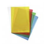 Durable Plastic Cut Flush Document Wallet Folder - 100 Pack - A4 Clear 233719