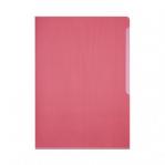 Durable Clear Plastic Cut Flush Document Wallet Folder - 50 Pack - A4 Yellow 233903