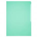 Durable Clear Plastic Cut Flush Document Wallet Folder - 50 Pack - A4 Green 233905