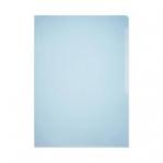 Durable Clear Plastic Cut Flush Document Wallet Folder - 50 Pack - A4 Blue 233906