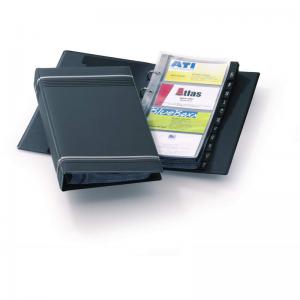 Durable VISIFIX 200 Business Card Ring Binder Album - A-Z Index Tabs -