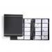 Durable VISIFIX 400 Business Card Ring Binder Album - A-Z Index - A4 Charcoal 