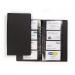 Durable VISIFIX 96 Business Card Ring Binder Album Book - A-Z Index Tabs - Black 