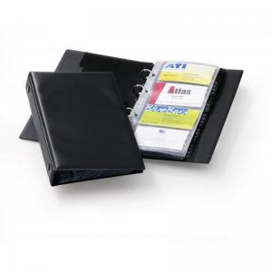 Durable VISIFIX 96 Business Card Ring Binder Album Book - A-Z Index