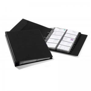 Durable VISIFIX 400 Business Card Ring Binder Album - A-Z Index Tabs -