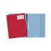 Durable Clear View Presentation Project Folder Report File - 25 Pack - A4+ Blue 