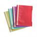 Durable Clear View Project Folder Document Report File - 25 Pack - A4 Assorted 