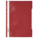 Durable Clear View Project Folder Document Report File - 25 Pack - A4 Red 252303