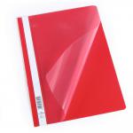 Durable Clear View Project Folder Document Report File - 25 Pack - A4 Red 252303