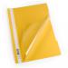 Durable Clear View Project Folder Document Report File - 25 Pack - A4 Yellow 