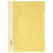 Durable Clear View Project Folder Document Report File - 25 Pack - A4 Yellow 252304