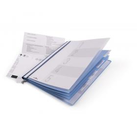 Durable Personnel Suspension Rail Folder Document Report File - A4 Blue 255506