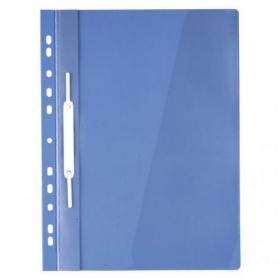 Durable Clear View Multi-Punched Report File A4 Blue - Pack of 25 256006