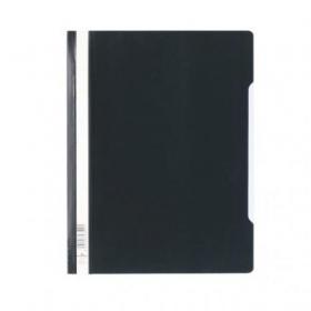 Durable Clear View Project Folder Document Report File - 25 Pack - A4+ Black 257001