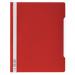 Durable Clear View Project Folder Document Report File - 50 Pack - A4+ Red 257003