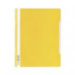 Durable Clear View A4 Folder Yellow - Pack of 50 257004