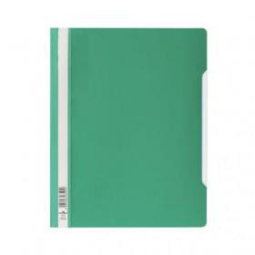 Durable Clear View Project Folder Document Report File - 50 Pack - A4+ Green 257005