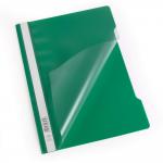 Durable Clear View Project Folder Document Report File - 50 Pack - A4 Green 257305