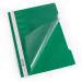 Durable Clear View Project Folder Document Report File - 50 Pack - A4 Green 