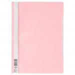 Durable Clear View Project Folder Document Report File - 25 Pack - A4 Light Pink 257308