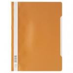 Durable Clear View Project Folder Document Report File - 50 Pack - A4 Orange 257309