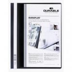 Durable DURAPLUS Presentation Folder Black - Pack of 25 257901