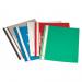 Durable Clear View Project Folder Report File + Filing Strip - 25 Pack - A4+ Red 